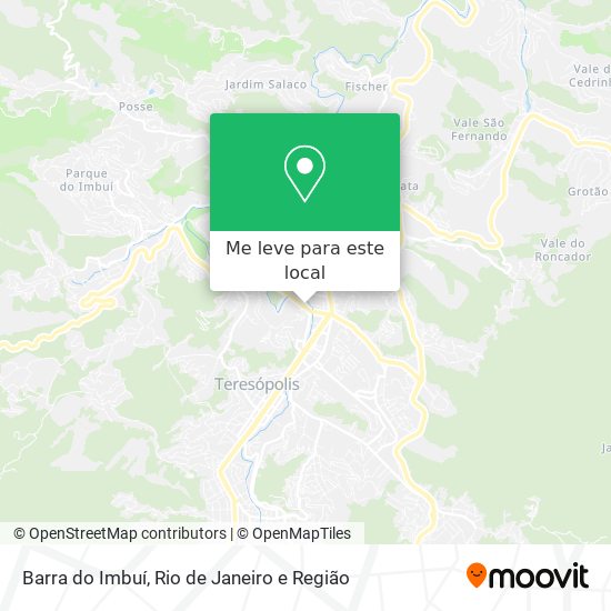 Barra do Imbuí mapa