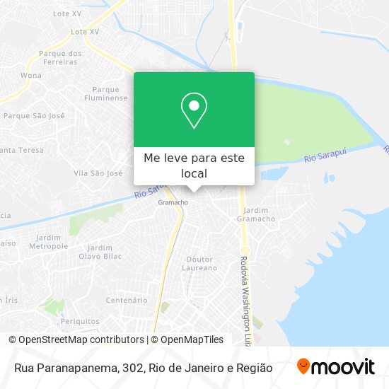 Rua Paranapanema, 302 mapa