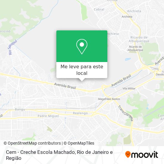 Cem - Creche Escola Machado mapa