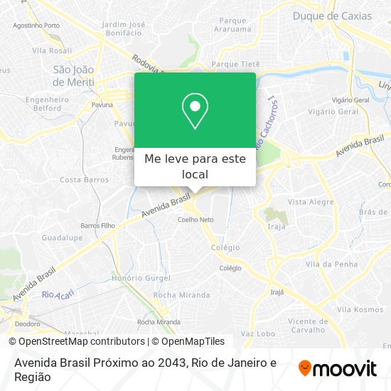 Avenida Brasil Próximo ao 2043 mapa