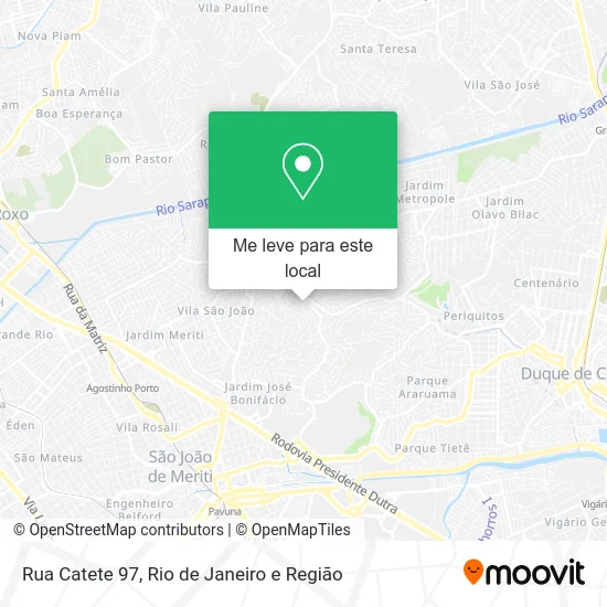 Rua Catete 97 mapa