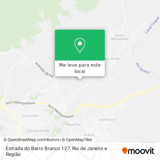 Estrada do Barro Branco 127 mapa