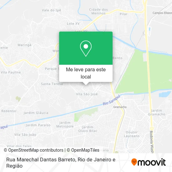 Rua Marechal Dantas Barreto mapa