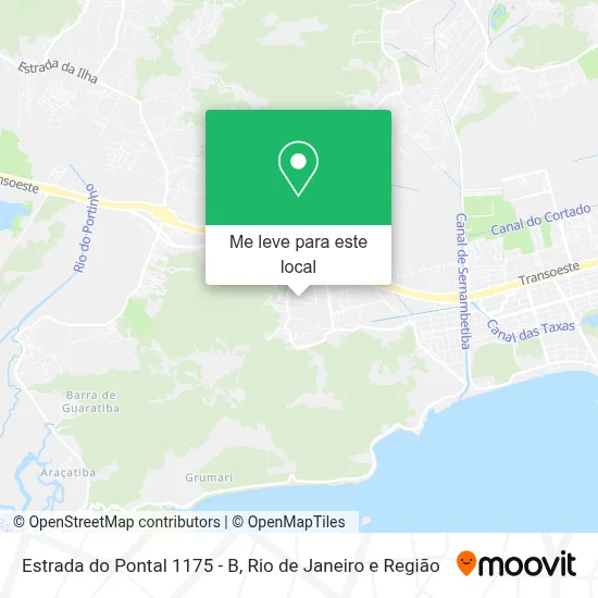 Estrada do Pontal 1175 - B mapa