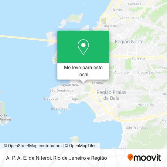 A. P. A. E. de Niteroi mapa