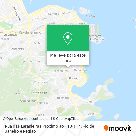 Rua das Laranjeiras Próximo ao 110-114 mapa