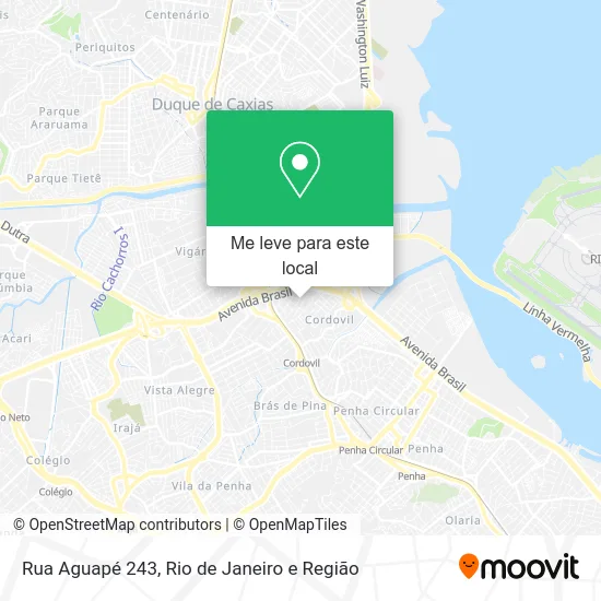 Rua Aguapé 243 mapa