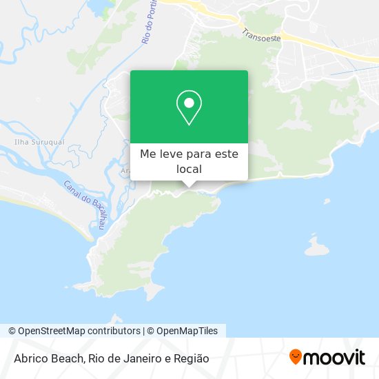 Abrico Beach mapa