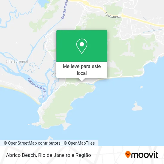 Abrico Beach mapa