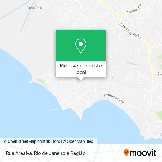 Rua Arealva mapa