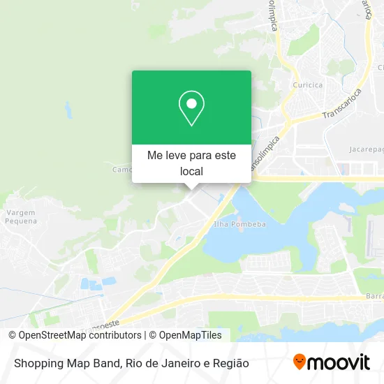 Shopping Map Band mapa