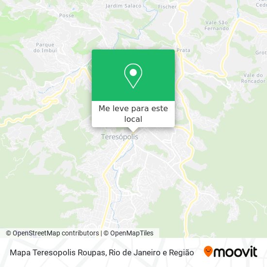 Mapa Teresopolis Roupas mapa