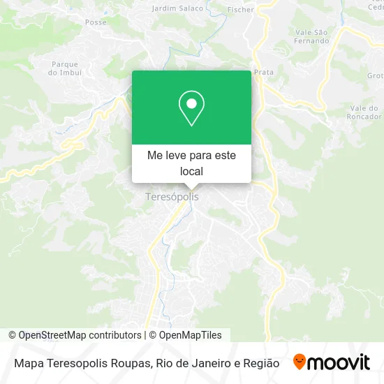 Mapa Teresopolis Roupas mapa