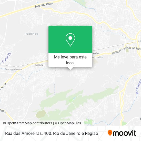 Rua das Amoreiras, 400 mapa