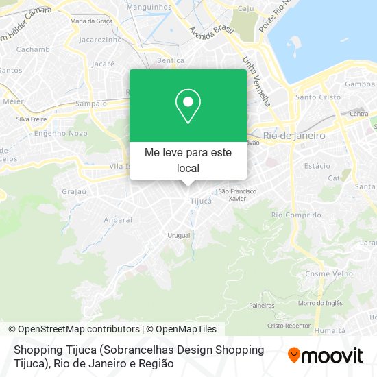 Shopping Tijuca (Sobrancelhas Design Shopping Tijuca) mapa