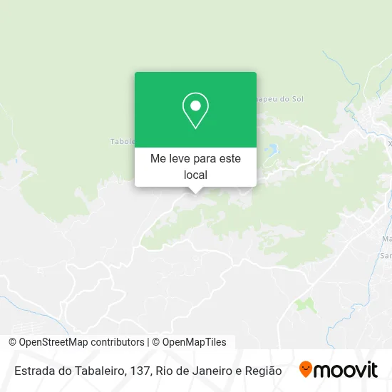 Estrada do Tabaleiro, 137 mapa