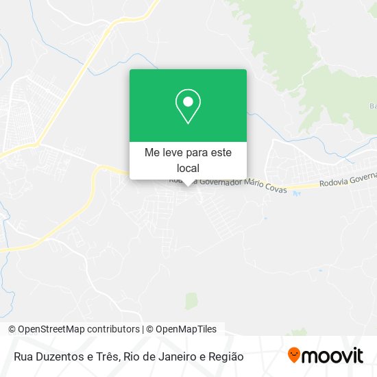 Rua Duzentos e Três mapa