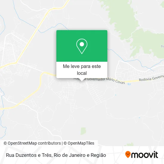 Rua Duzentos e Três mapa