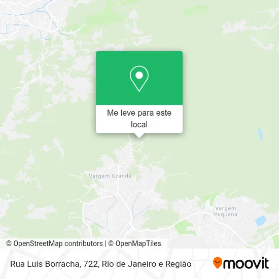 Rua Luis Borracha, 722 mapa