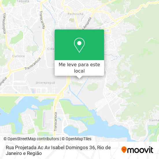 Rua Projetada Ac Av Isabel Domingos 36 mapa