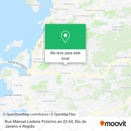 Rua Manoel Ladeira Próximo ao 02-60 mapa