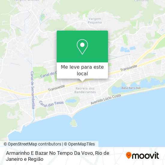 Armarinho E Bazar No Tempo Da Vovo mapa