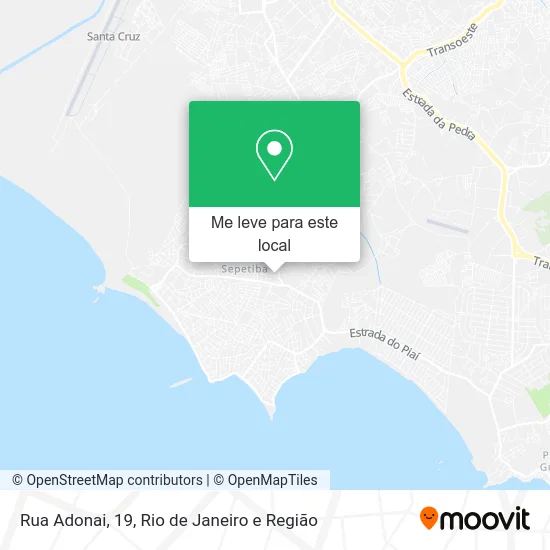 Rua Adonai, 19 mapa