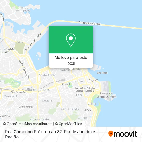 Rua Camerino Próximo ao 32 mapa