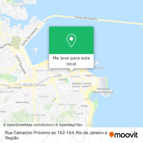 Rua Camerino Próximo ao 162-164 mapa