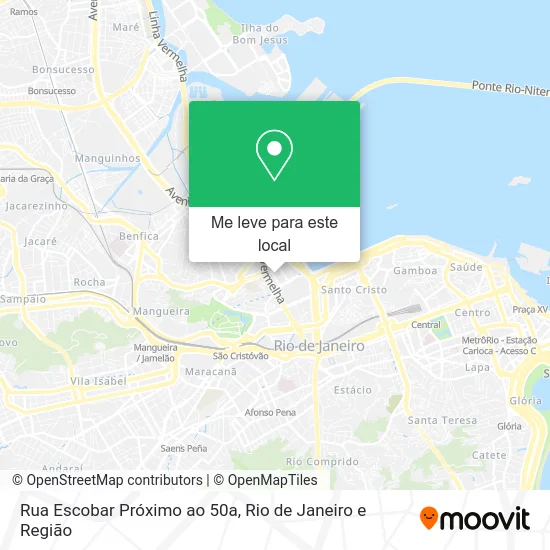 Rua Escobar Próximo ao 50a mapa