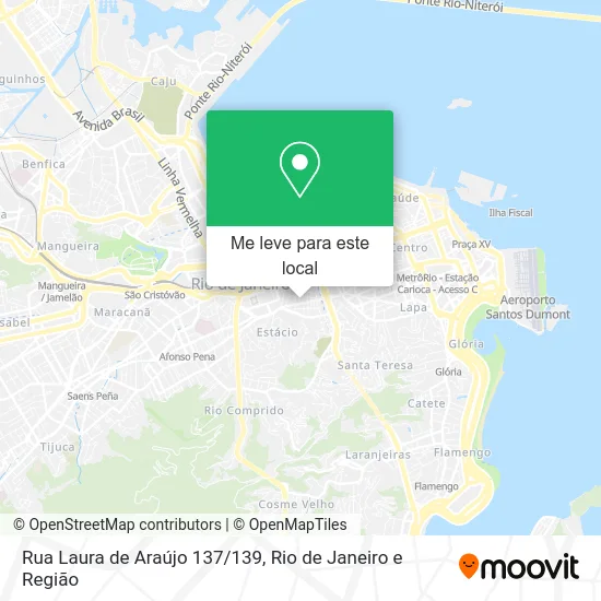 Rua Laura de Araújo 137/139 mapa
