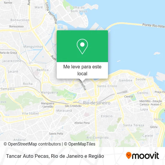Tancar Auto Pecas mapa