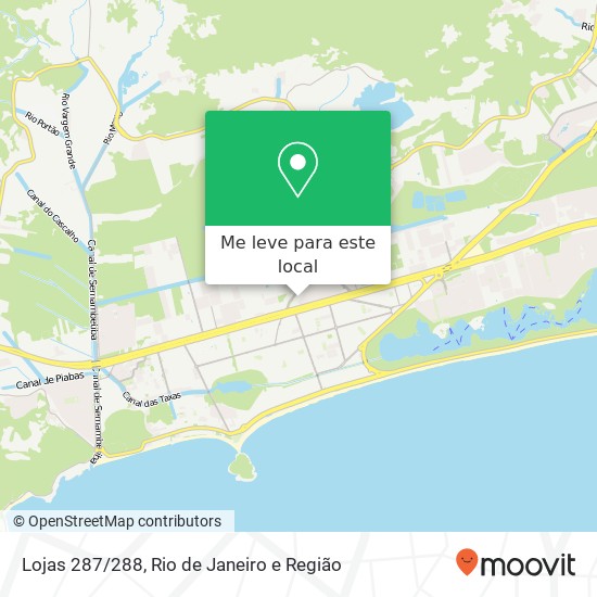 Lojas 287/288 mapa