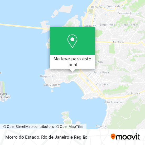 Morro do Estado mapa