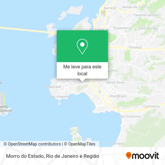 Morro do Estado mapa
