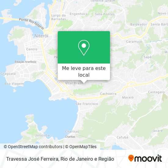 Travessa José Ferreira mapa