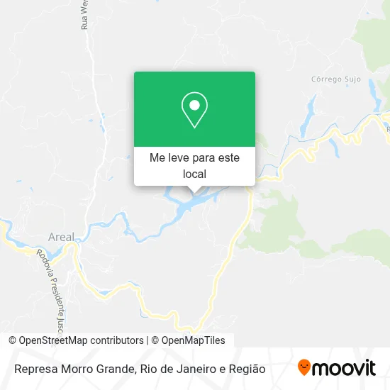 Represa Morro Grande mapa
