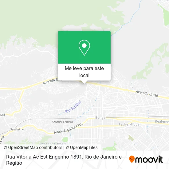 Rua Vitoria Ac Est Engenho 1891 mapa
