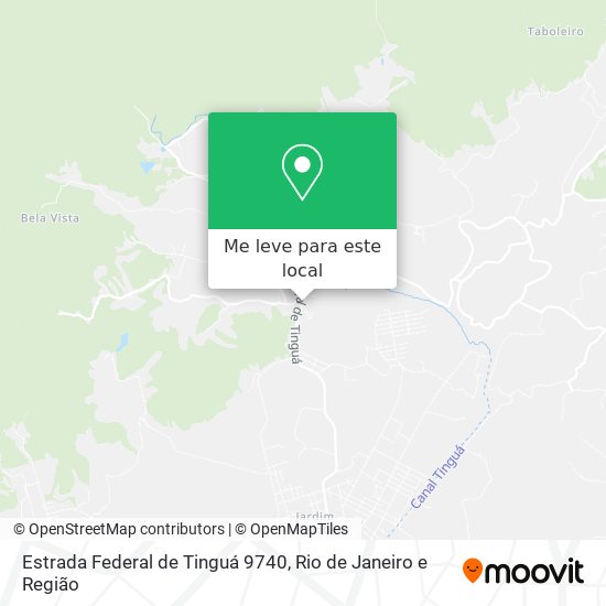Estrada Federal de Tinguá 9740 mapa