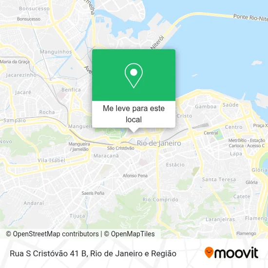 Rua S Cristóvão 41 B mapa