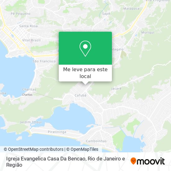 Igreja Evangelica Casa Da Bencao mapa