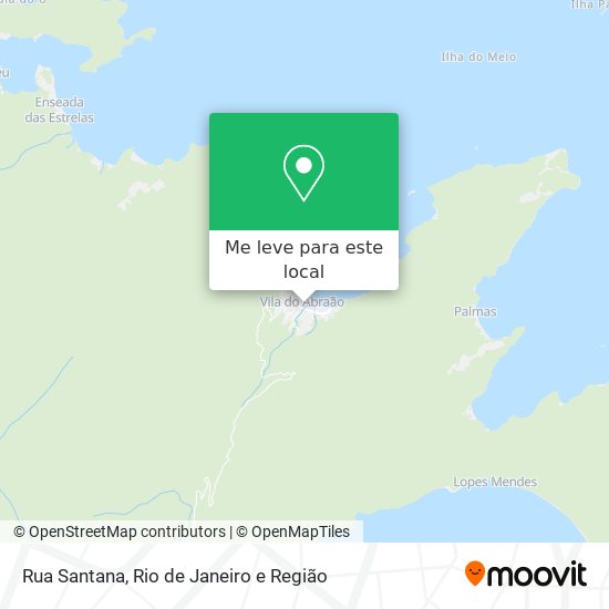 Rua Santana mapa