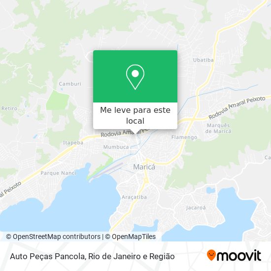 Auto Peças Pancola mapa