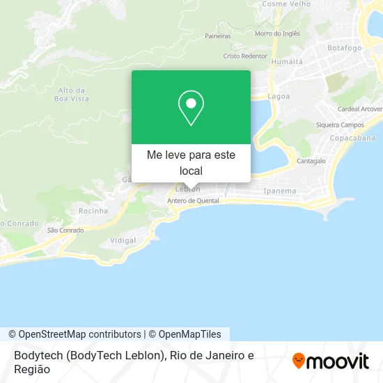 Bodytech (BodyTech Leblon) mapa