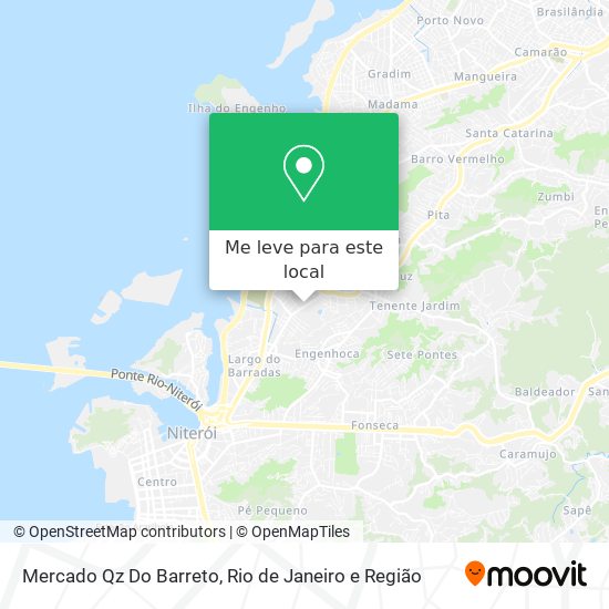 Mercado Qz Do Barreto mapa