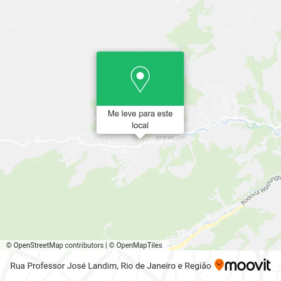 Rua Professor José Landim mapa