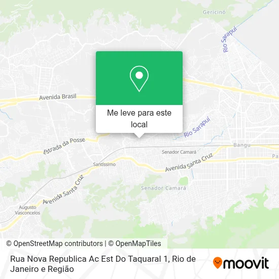 Rua Nova Republica Ac Est Do Taquaral 1 mapa