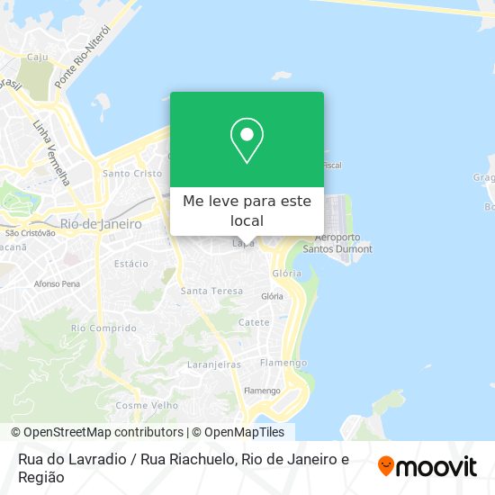 Rua do Lavradio / Rua Riachuelo mapa