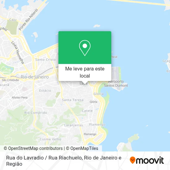 Rua do Lavradio / Rua Riachuelo mapa