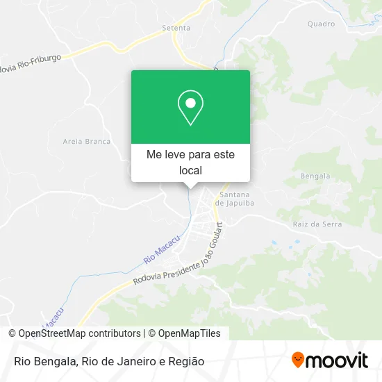 Rio Bengala mapa